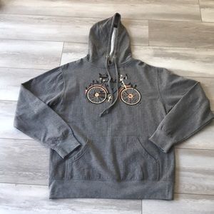 Gray hoodie sweater